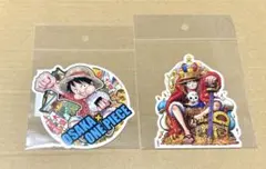 ONE PIECE ダイカットステッカー　ルフィ　2枚セット