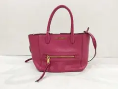 ミュウミュウ　マドラスレザー2WAYショルダーバッグ