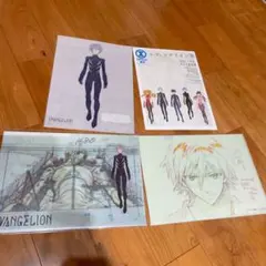 エヴァ展　渚カヲル　クリアファイル　チラシ　セット
