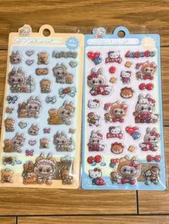 ラブブ ボンボンドロップシール2点セット