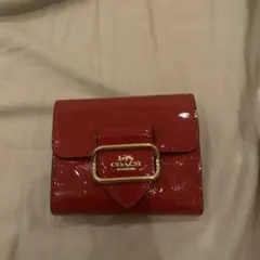 2025年最新】coach 財布 二つ折り レッドの人気アイテム - メルカリ