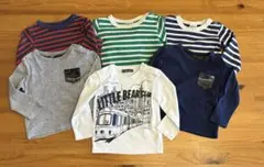 男の子　長袖Tシャツ　ロンT 6枚セット　まとめ売り　80〜95サイズ