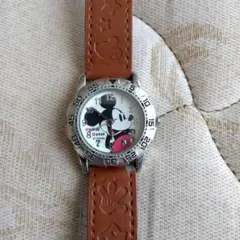ミッキーマウス 腕時計 レザー