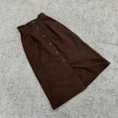 ✨GU✨ジーユー♡スカート♡着こなし抜群♡ブラウン♡(S)