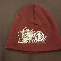 y2k00sネスタブランドNESTA BRANDデカロゴプリントニット帽ビーニー