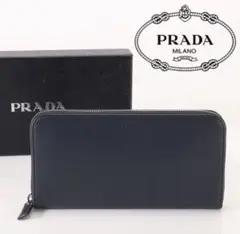 定価10万⭐️極美品⭐️プラダ　長財布　サファイアーノ　レザー　黒　完売　廃盤品のサムネイル