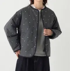 リバーシブル キルティングジャケット