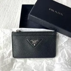 極美品　PRADA ヴィッテロダイノレザー　フラグメントケース　コインケース