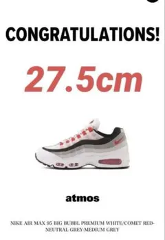 Nike Air Max 95 BIG BUBBLE PREMIUM赤グラデ