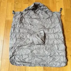 フード付き抱っこひも用カバー グレー