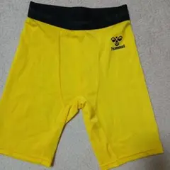 hummel イエロー インナータイツ