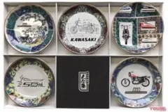 サザエさん展限定グッズ 九谷焼豆皿 5種類コンプリートセット 青郊窯