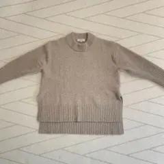 PLSTプラステ ニット ブラウンベージュ