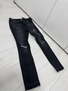 GU ダメージ加工 スキニーデニム