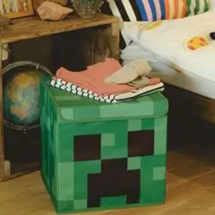 MINECRAFT ビッグサイズ折りたたみコンテナ クリーパーver.