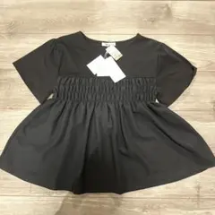 黒　チュニック　ブラウス　トップスのサムネイル