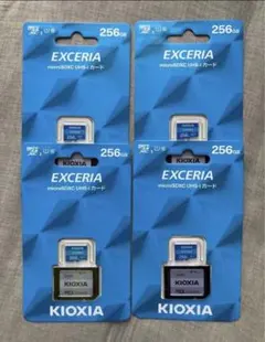 新品未開封】KIOXIA EXCERIA microSDXC 256GB 4点 - メルカリ