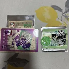アクリルminiフィギュア 栗花落カナヲ 胡蝶しのぶ 胡蝶カナエ　クリアカード