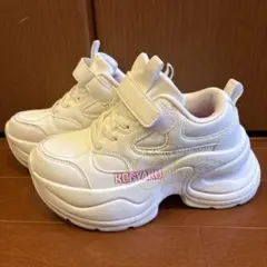 KOGYARU バースデイ　厚底スニーカー　白　21cmのサムネイル