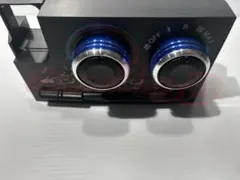 001ホンダPP1ビート アルミエアコンダイヤルブラックライン黒 純正交換 