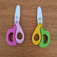 幼児用 安全はさみ 2本セット 右利き　左利き　子供用はさみのサムネイル