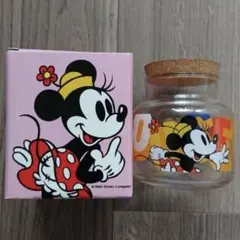 コルクポット ミニーマウス ディズニー コルク栓 ガラスビン 入れ物 非売品