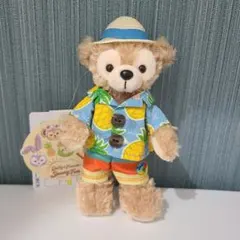 ディズニーシー園内正規品・最新作★ダッフィー　期間限定品・ぬいぐるみバッジ