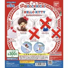 ハローキティ モンチッチコラボ めじるしアクセサリー2個セット