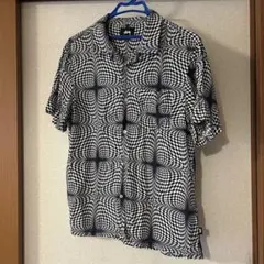 stussy サイケチェッカーフラッグシャツのサムネイル