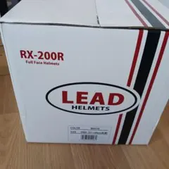 新品未使用　LEAD RX-200R フルフェイスヘルメット ホワイトのサムネイル