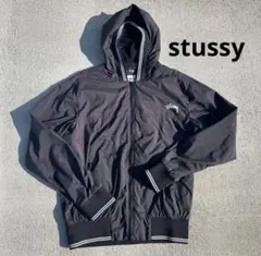old stussy フード付きナイロンジャケット