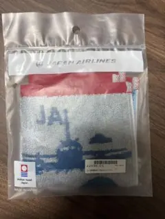 JAL国際線就航70周年　ハンカチタオルレッド