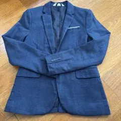 H&M ネイビー テーラードジャケット EUR158