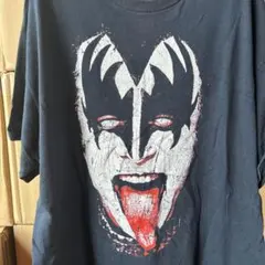 【公式ライセンス】KISS キッス ジーン・シモンズ バンドTシャツ 黒 XL