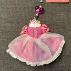 東京ディズニーリゾート ドレス型ストラップ　携帯クリーナー ラプンツェル