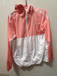 le coq sportif ウィンドブレーカー ピンク/ホワイト