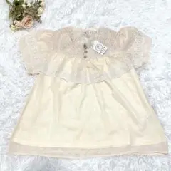 【新品】axes femme アクシーズファム　ビジュー　ブラウス バレエコア