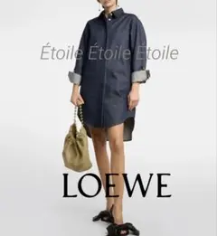 LOEWE 24SS ロエベ 新品タグ付 ジャケット デニムワンピース Mのサムネイル