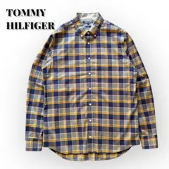 美品 TOMMY HILFIGER チェック柄シャツ XLトミーヒルフィガー