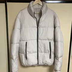 LLサイズ アイボリーダウンジャケット