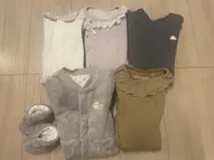 新生児服　カバーオール　2wayオール　まとめ売り　女の子　冬服　春秋服