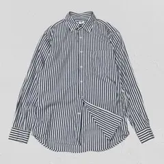 UNIQLO ユニクロ♡ストライプコットン長袖シャツ　ダウンボタン　メンズ　S