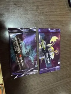 MTG ダスクモーン：戦慄の館、久遠の終端　Foil仕様 各1パック　未開封