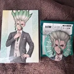 Dr.STONE オンザページ 千空　缶バッジ　特典　2点