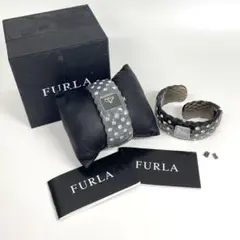 【TK】FURLA レディース 腕時計 バングルウォッチ ラインストーン 不動のサムネイル