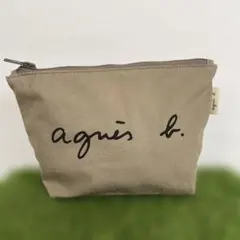 アニエス・ベー　ロゴプリントポーチ　未使用　匿名配送