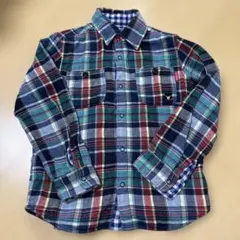 チェック柄 長袖シャツ