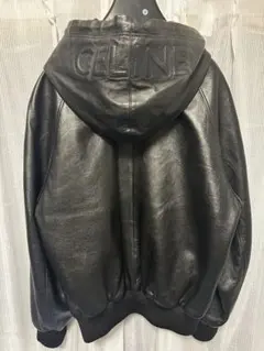 CELINE レザー フード付きジャケット 48のサムネイル