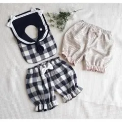 ゆたぽん様専用　スタイ　かぼちゃパンツ