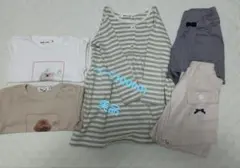 （べべ）キッズ服セット 100cm Tシャツ 長袖パンツ